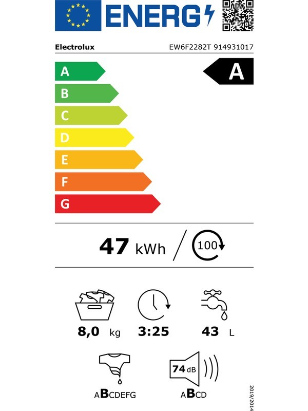 EW6F2282T 600 Serisi Sensicare 8 kg 1200 Devir Çamaşır Makinesi