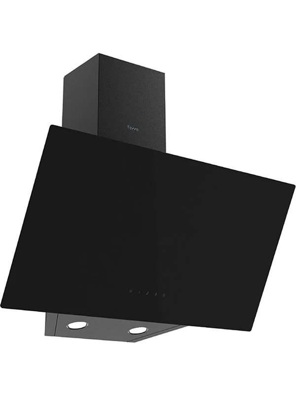 Flowart QBL63CS-SS205-D077 7 Prog. Dijital Turbo Ankastre Set - Siyah