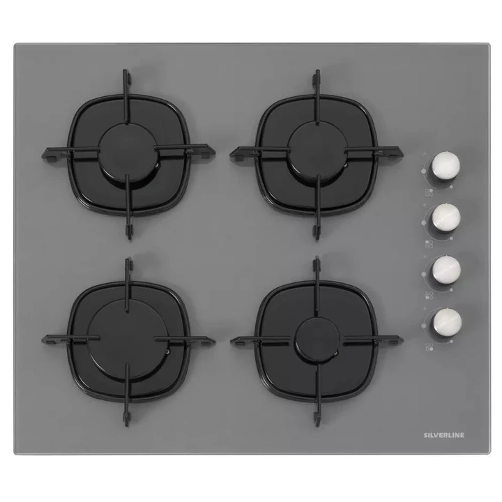 Silverline CS5335S01 60 CM Ankastre Ocak Gri