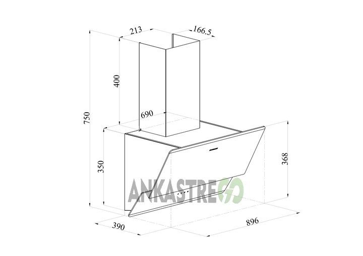 Silverline CS5349B01 - 3490 Oslo Siyah Ankastre Sett