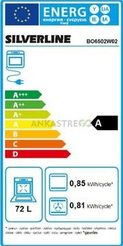 Silverline BO6502W02-CS5335W01 3490 Oslo Beyaz Cam Ankastre Set