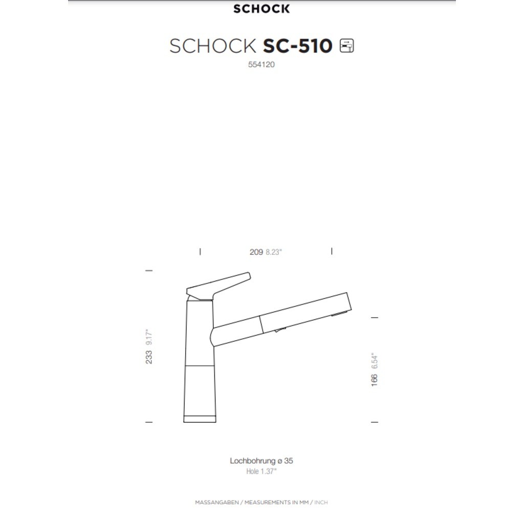 Schock Sc 510 Polaris Beyaz Spiralli Granit Evye Bataryası