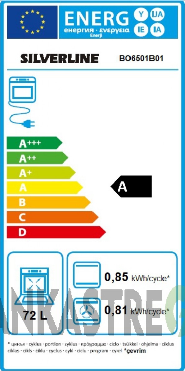 Silverline BO6501B01 - CS5349B01 - 3457 Soho 60 - MW9018B01 Siyah Cam Ankastre Set