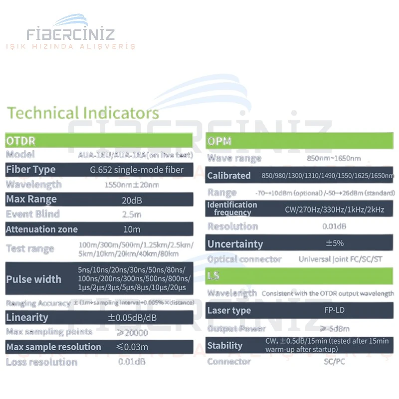 Comptyco AUA-16 1550nm Mini OTDR
