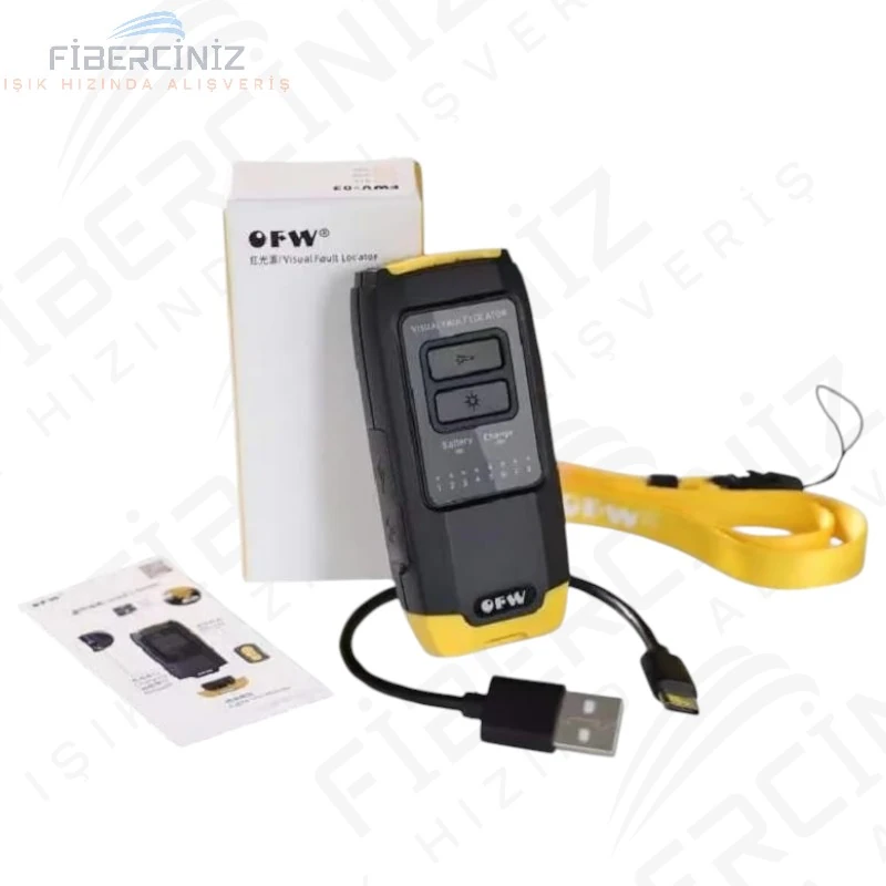Ofw 30Mw Şarjlı Ve Cat6 Testerli Görsel Işık Kalemi