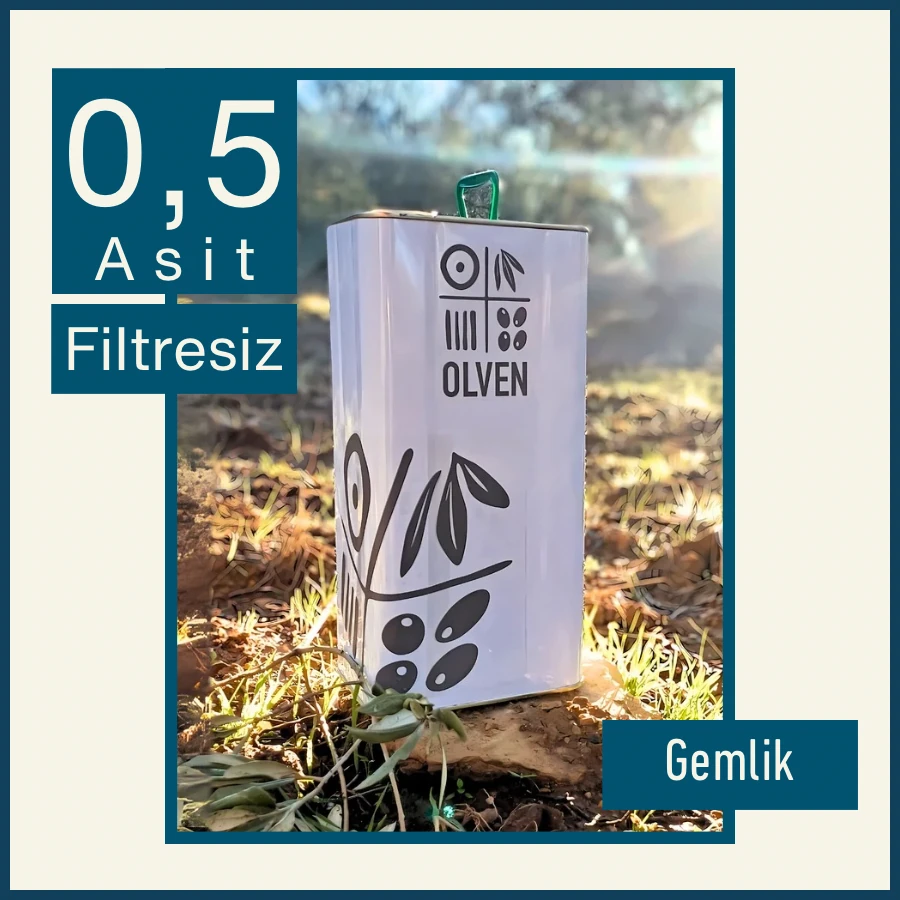 Gemlik 0.5 Asit Naturel Sızma Zeytinyağı 5LT