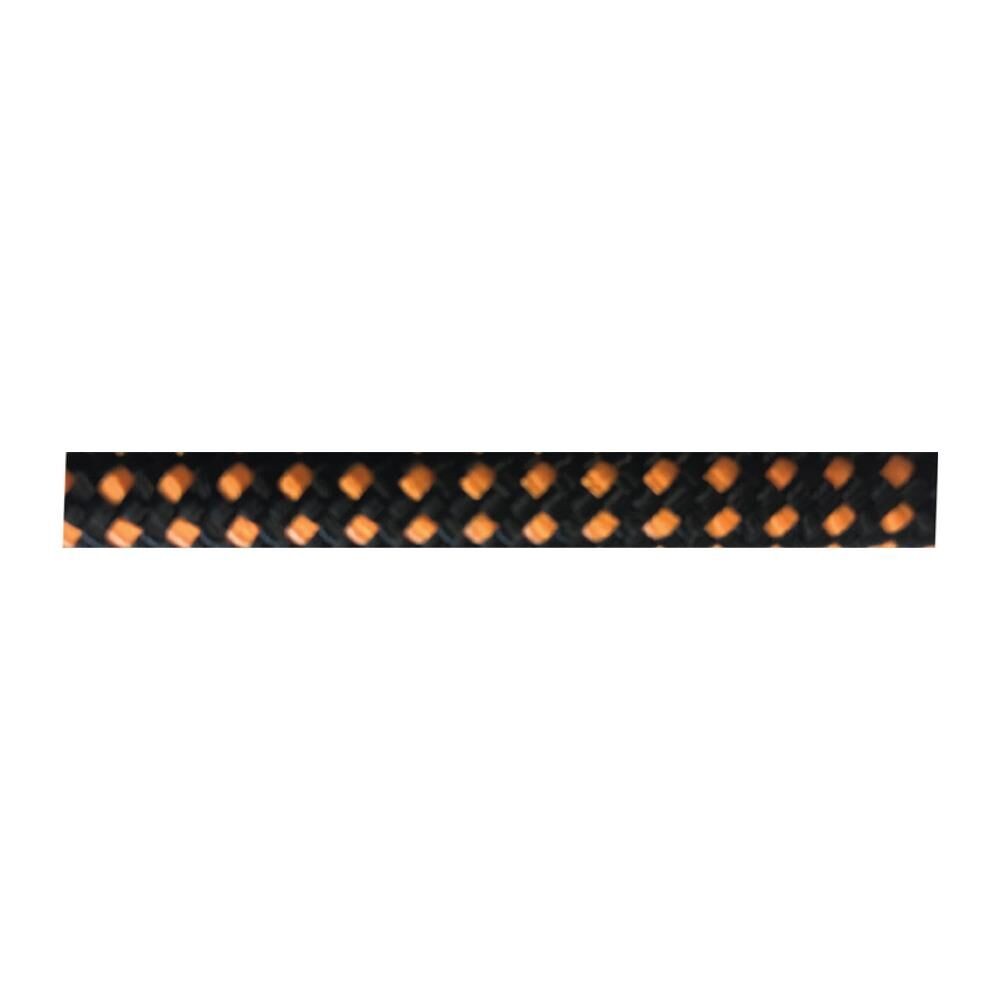 Dolphin Rope Colored Sheet Rope 10 Mm Black-Orange