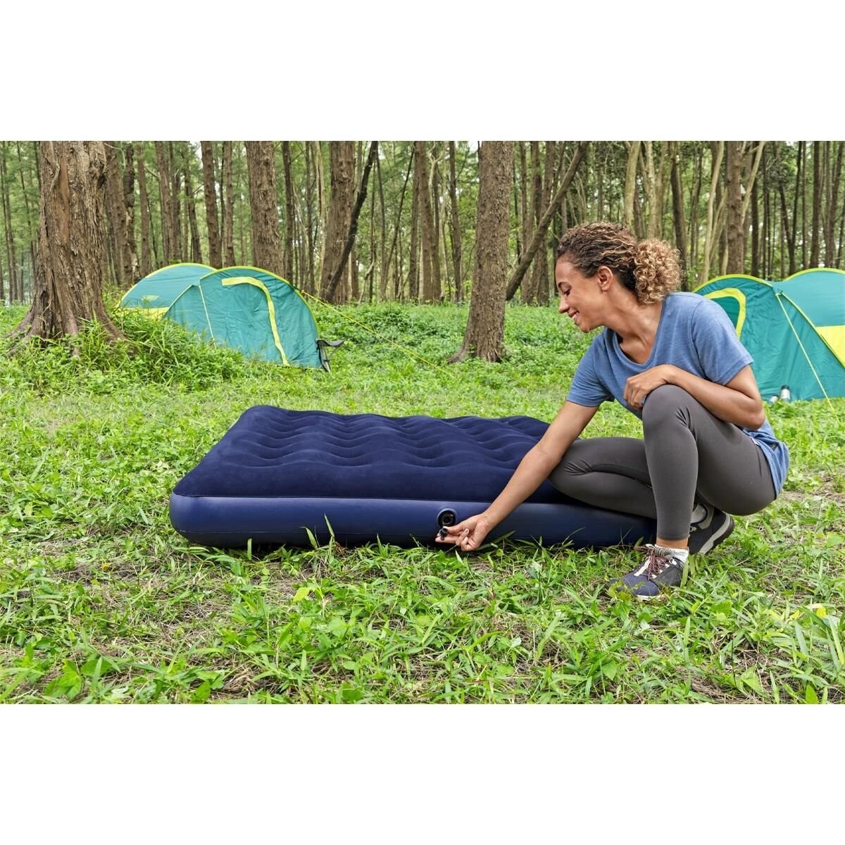 KZL-BW67002 CAMPING BED FLOCK 2PERSON 191X137CM 4