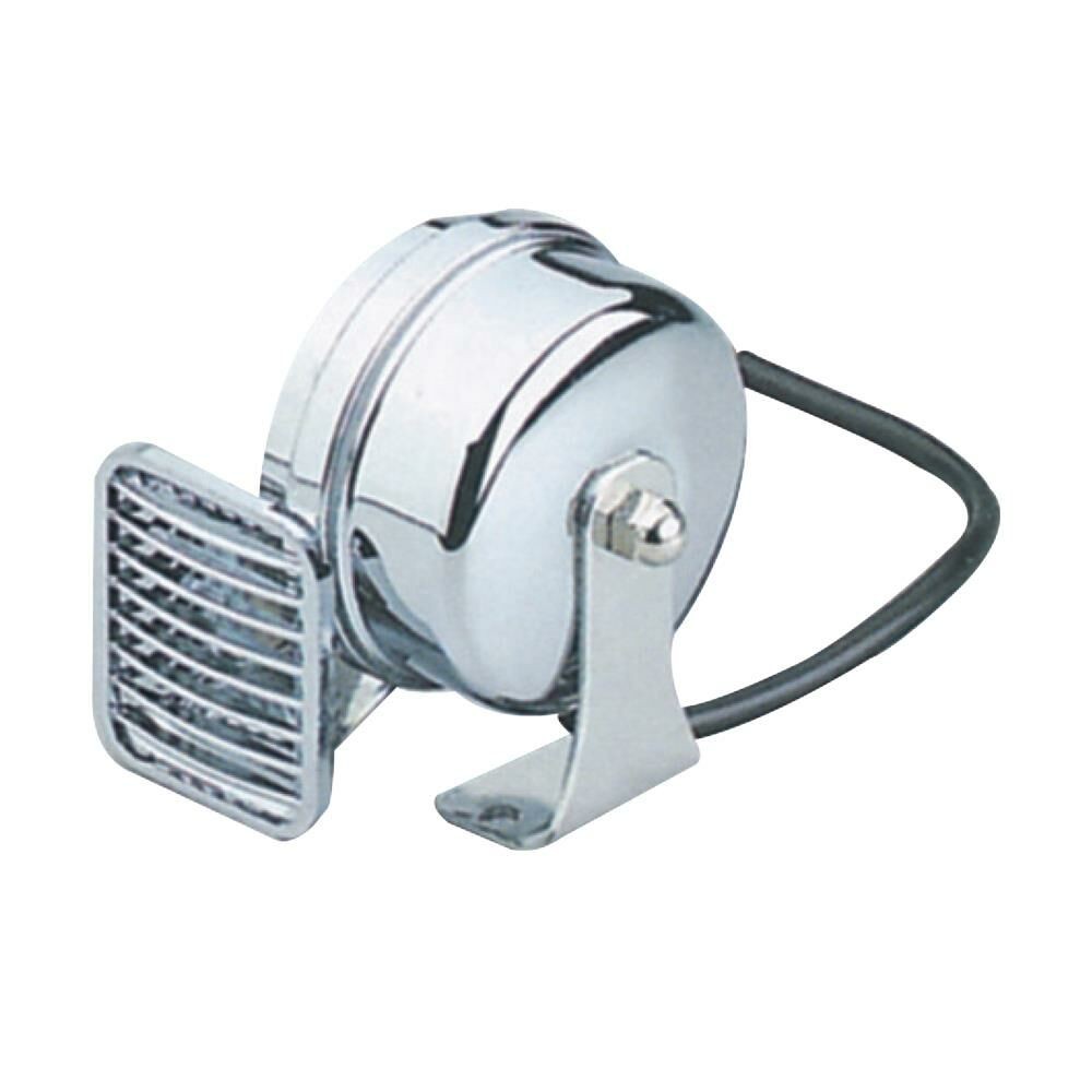 Easterner Snail Single Chrome Horn 12 V