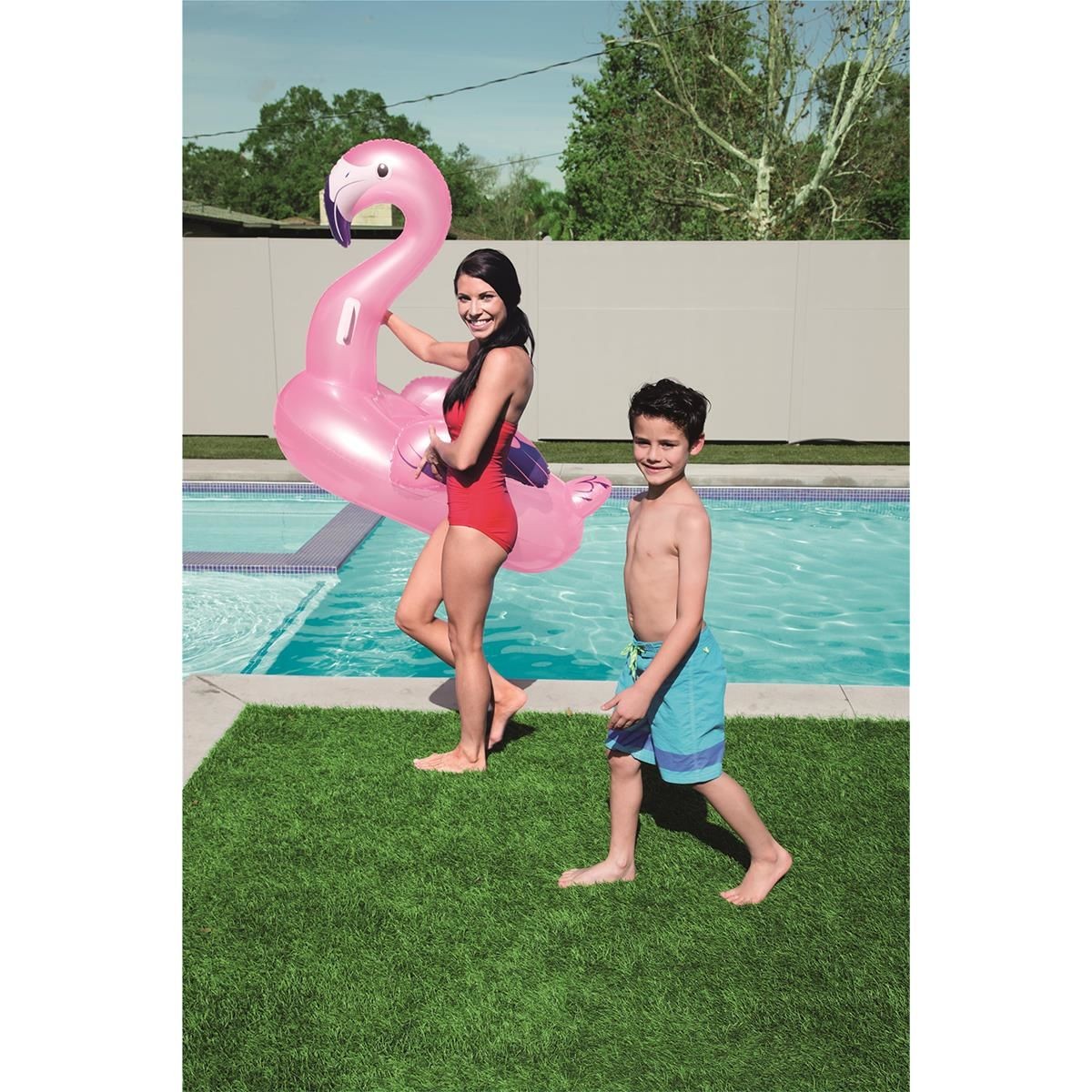 KZL-BW41122 RIDING FLAMINGO 127X127CM WITH HANDLE 8