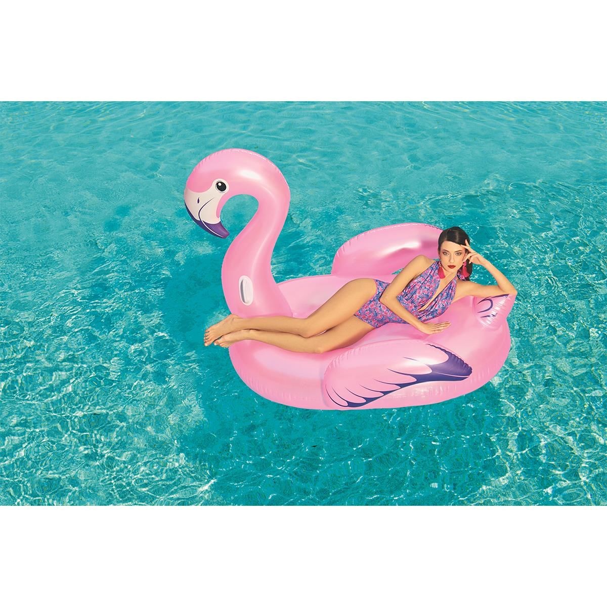 KZL-BW41119 RIDING FLAMINGO 173X170CM WITH HANDLE 3