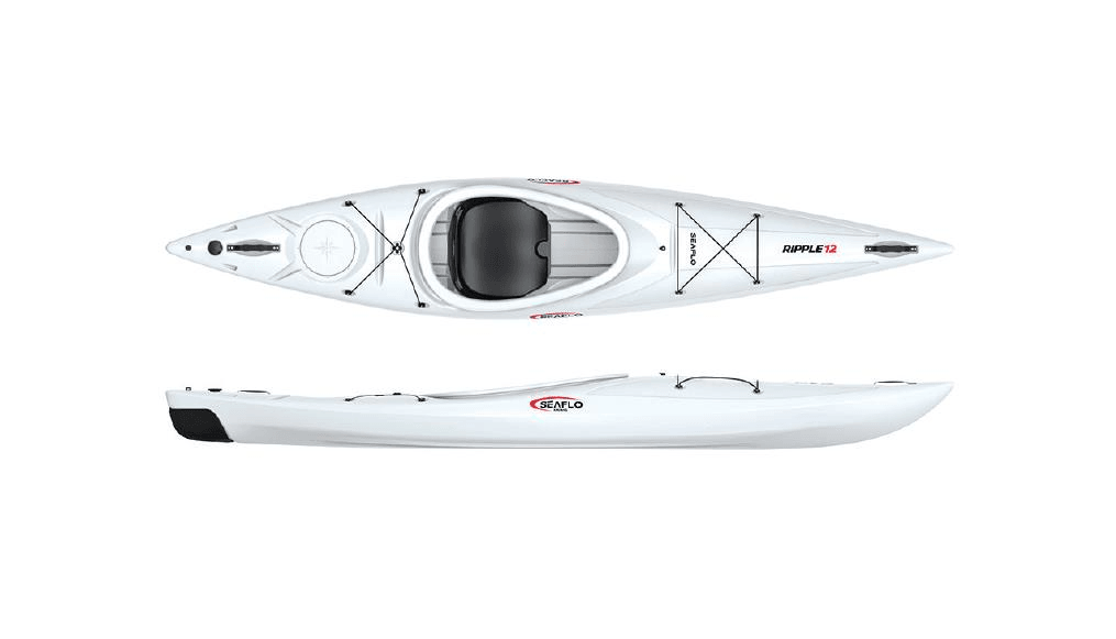 Seaflo Single Professional Enclosed Canoe White