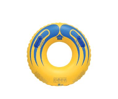 Zebec Single Person Aqua Park Slide Boat Yellow 48