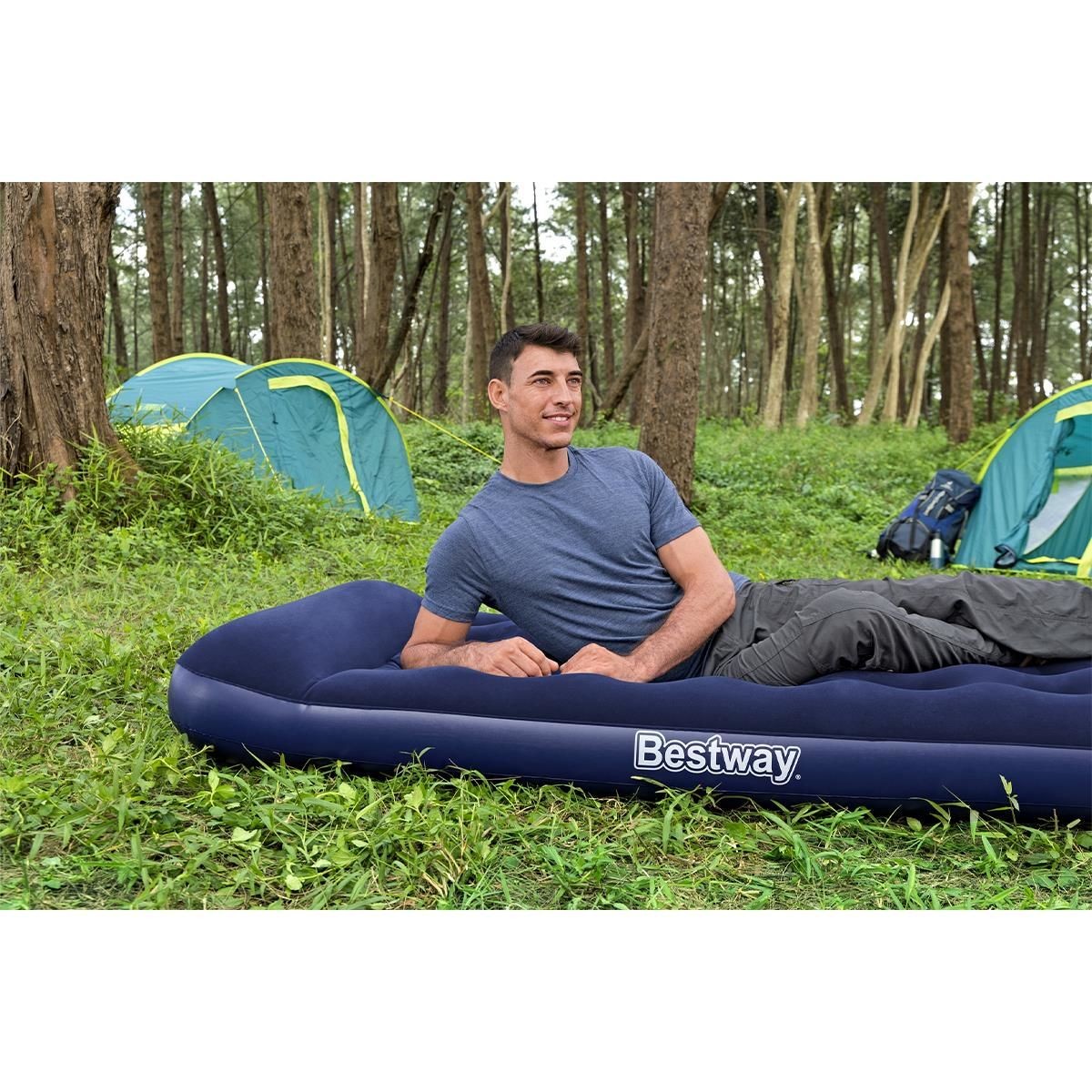 KZL-BW67224 CAMPING BED FLOK NAVY BLUE 188X99CM 6