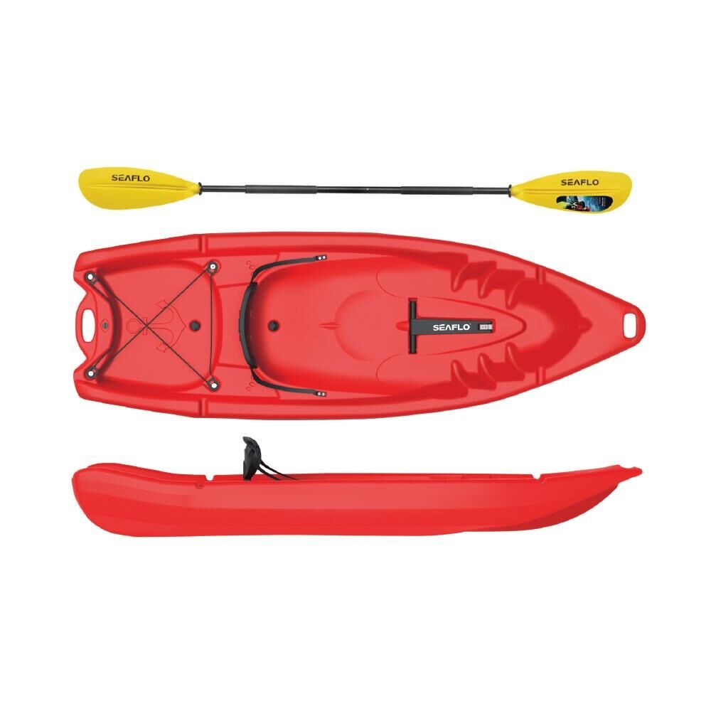 Seaflo SF-2002 Single Adult Canoe Red
