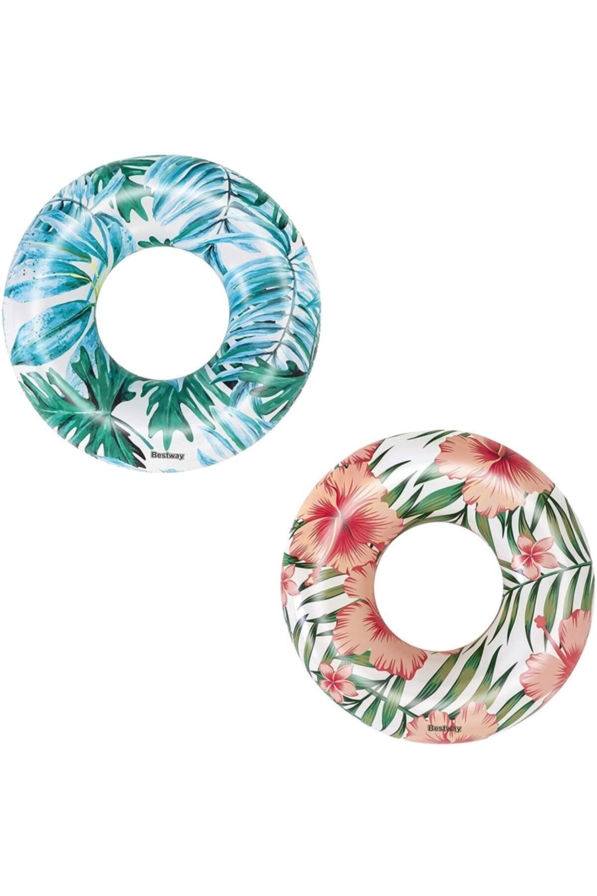 Tropical Palm Tree Patterned Bagel 119 Cm 36237