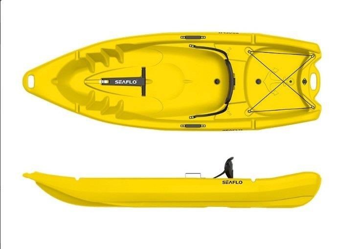 Seaflo SF-2002 Single Adult Canoe Yellow