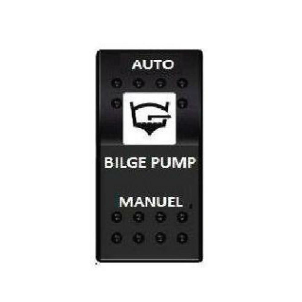 Bfy Switch On-Off-(On) Manual Automatic Bilge Pump 12/24 V