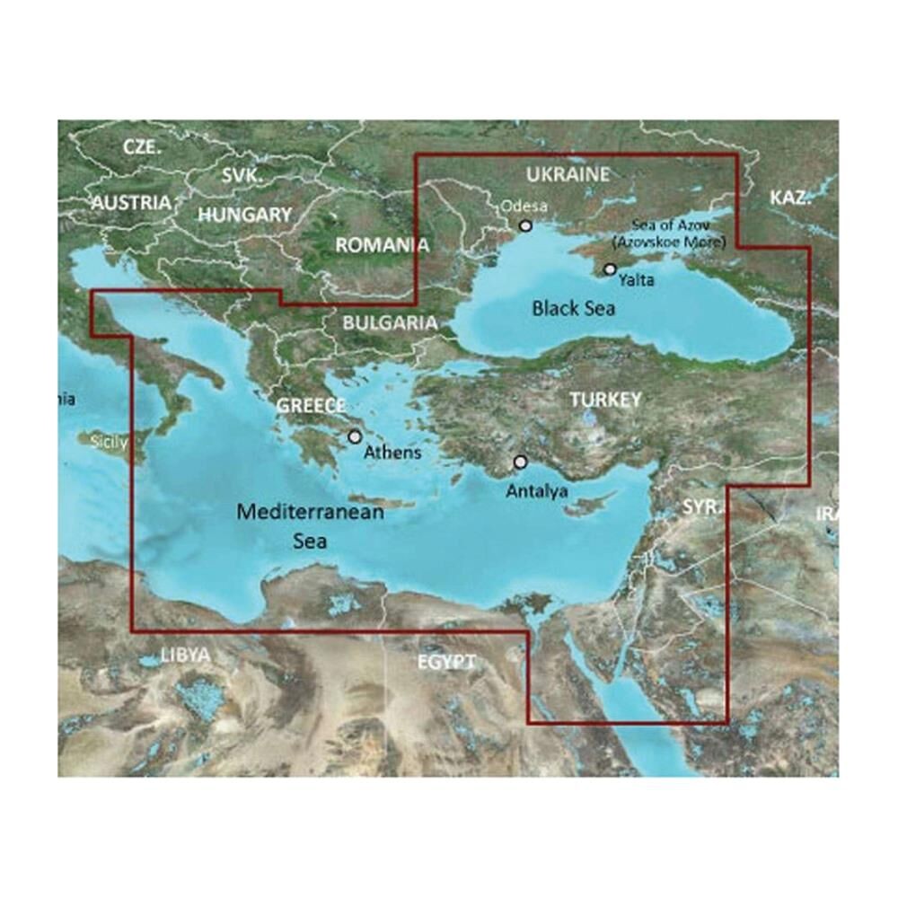 Garmin Gps Haritası Akdeniz 016R