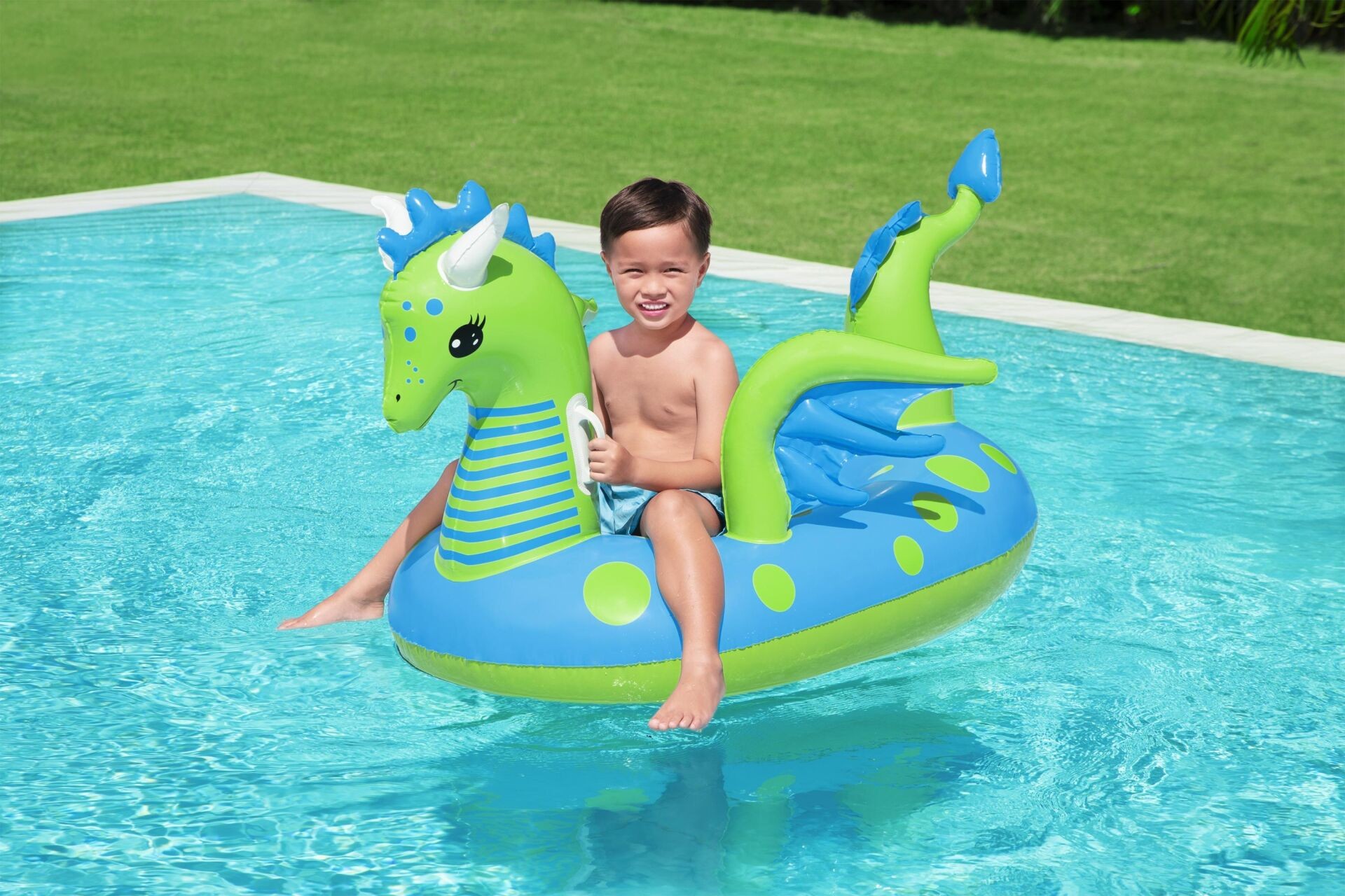 KZL-BW41476 RIDING DRAGON WITH HANDLE 134X142CM 8