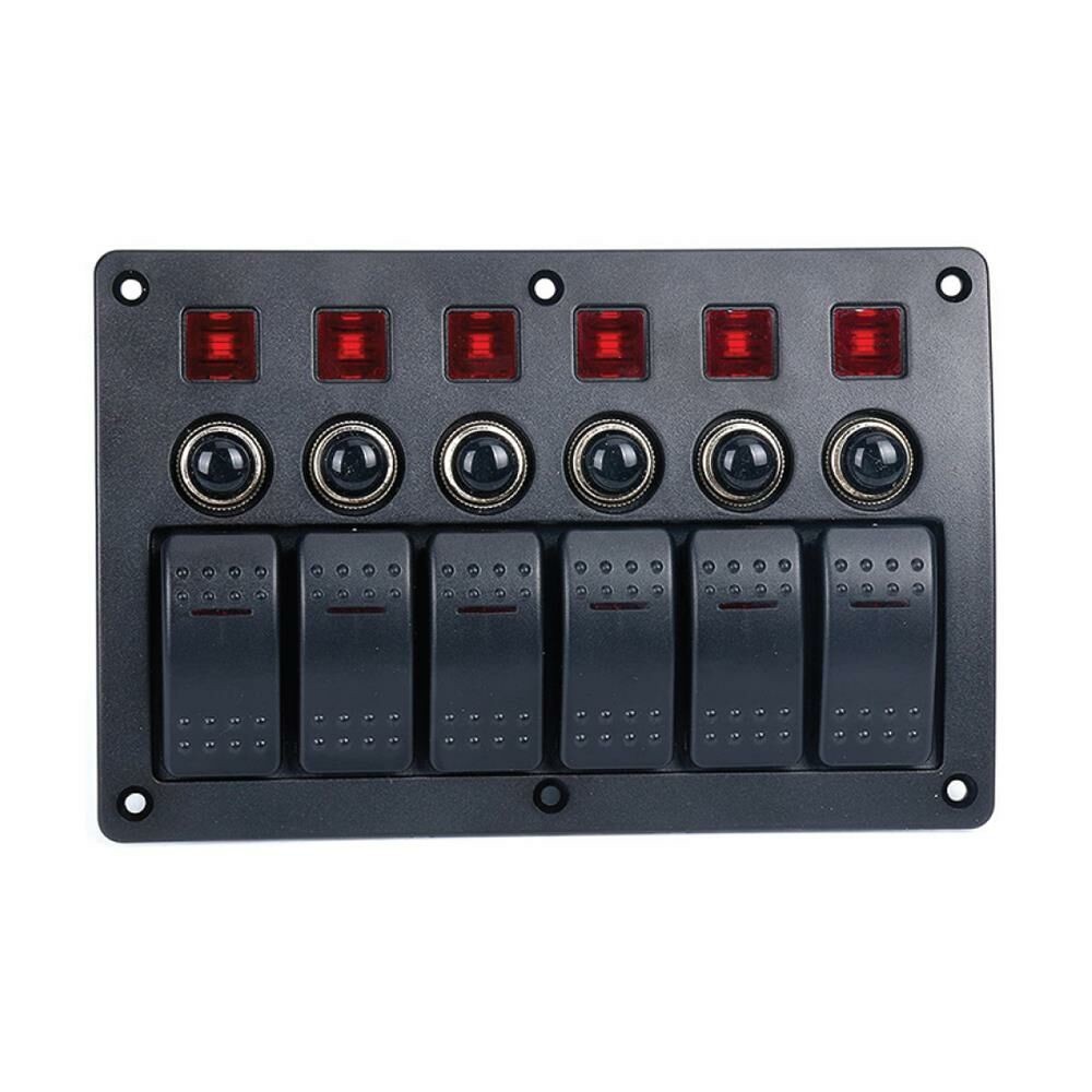 Bfy 6-Switch Panel with Automatic Fuse and Light