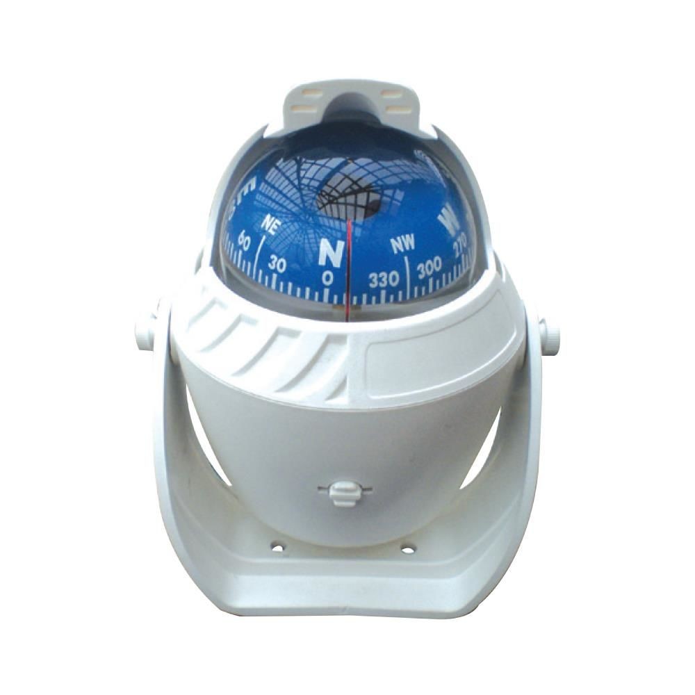 Morse Compass Illuminated White Height: 14 Cm