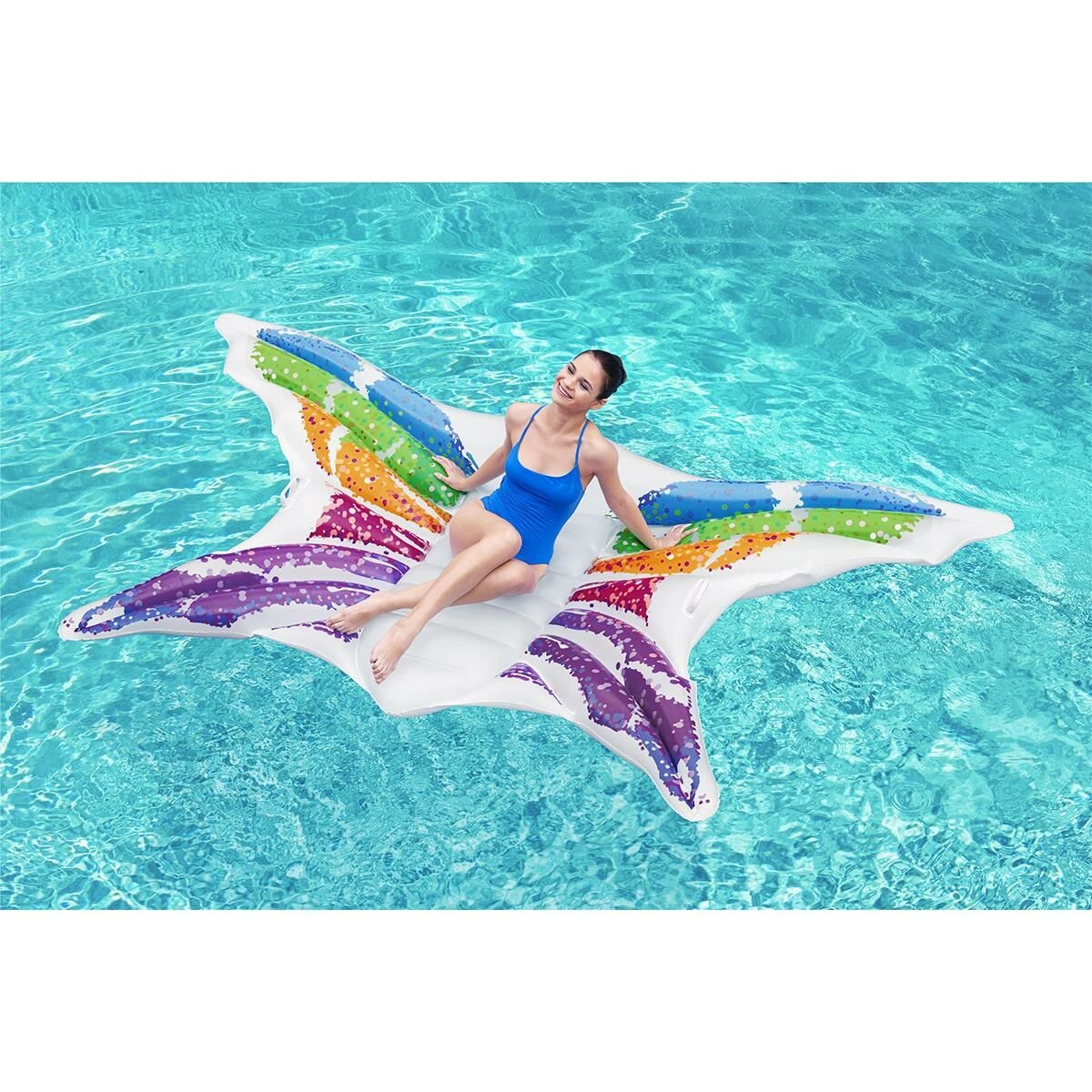 KZL-BW43261 BED 294CMx193CM RAINBOW BUTTERFLY 4