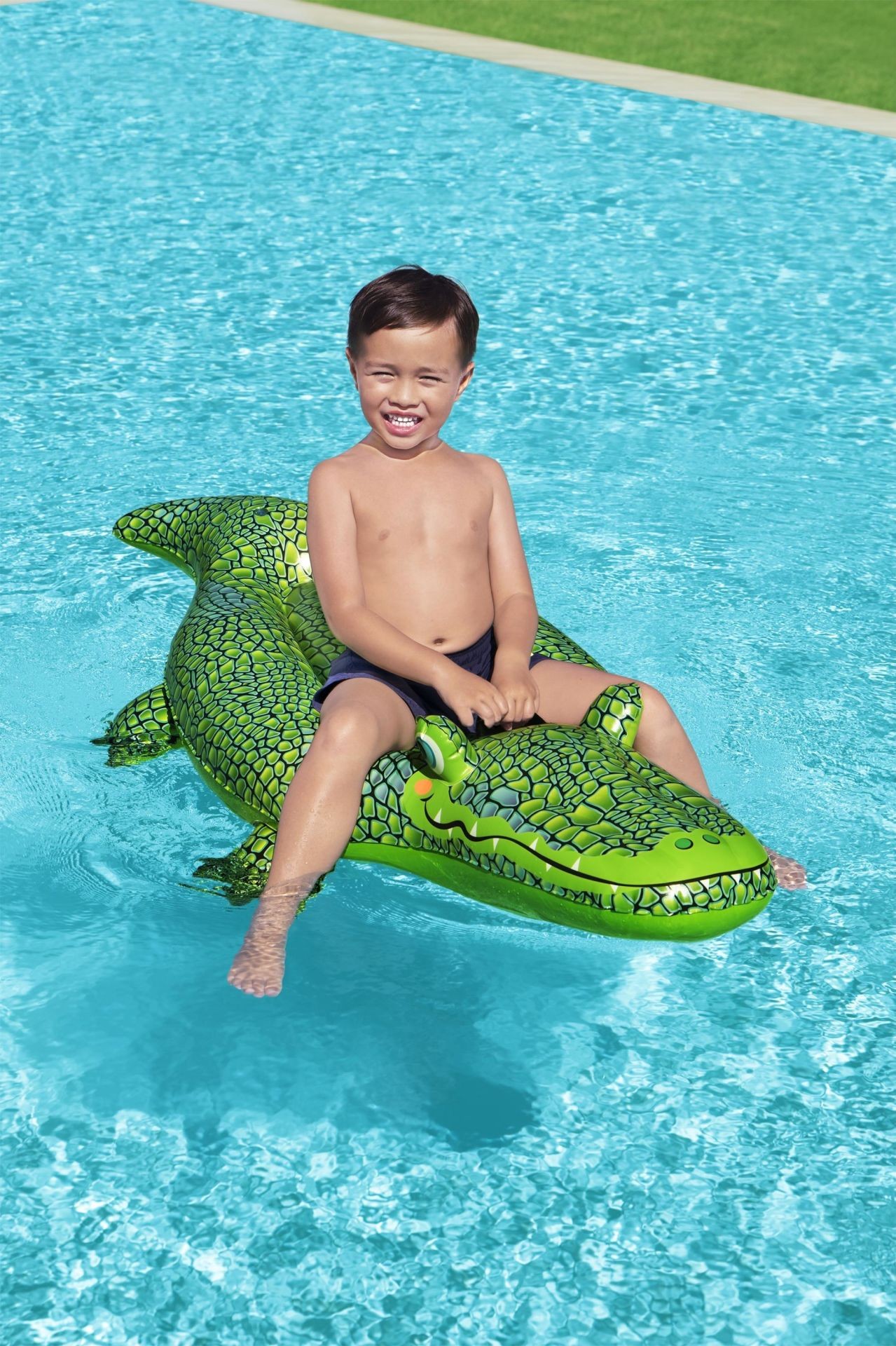 KZL-BW41477 RIDING CROCODILE WITH HANDLE 152X71CM 12