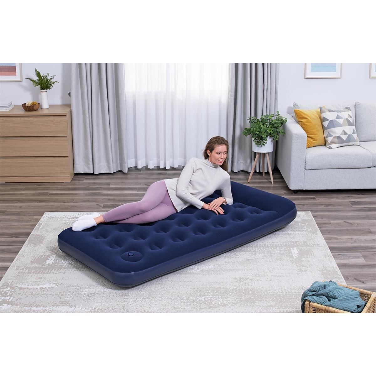 KZL-BW67224 CAMPING BED FLOK NAVY BLUE 188X99CM 6