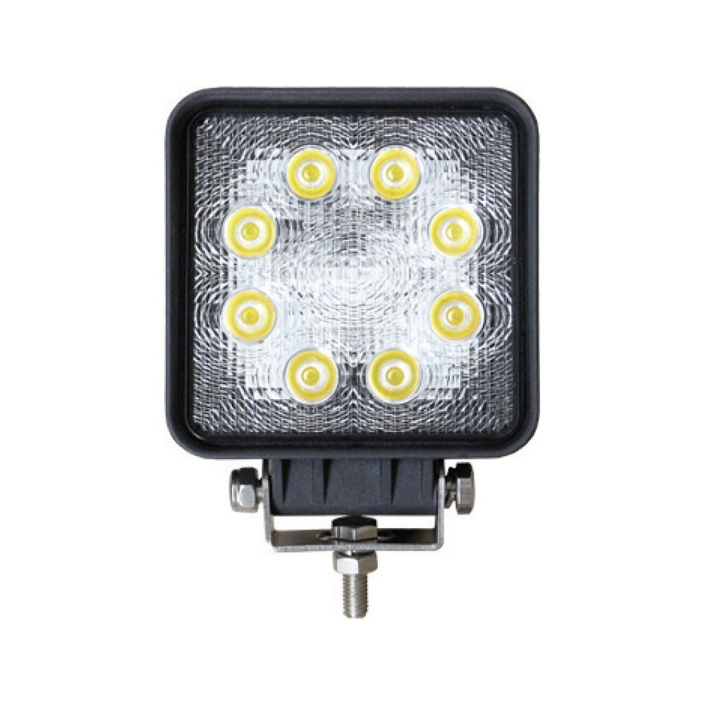 Negro Square Deck Lamp 48 W with 8 LEDs