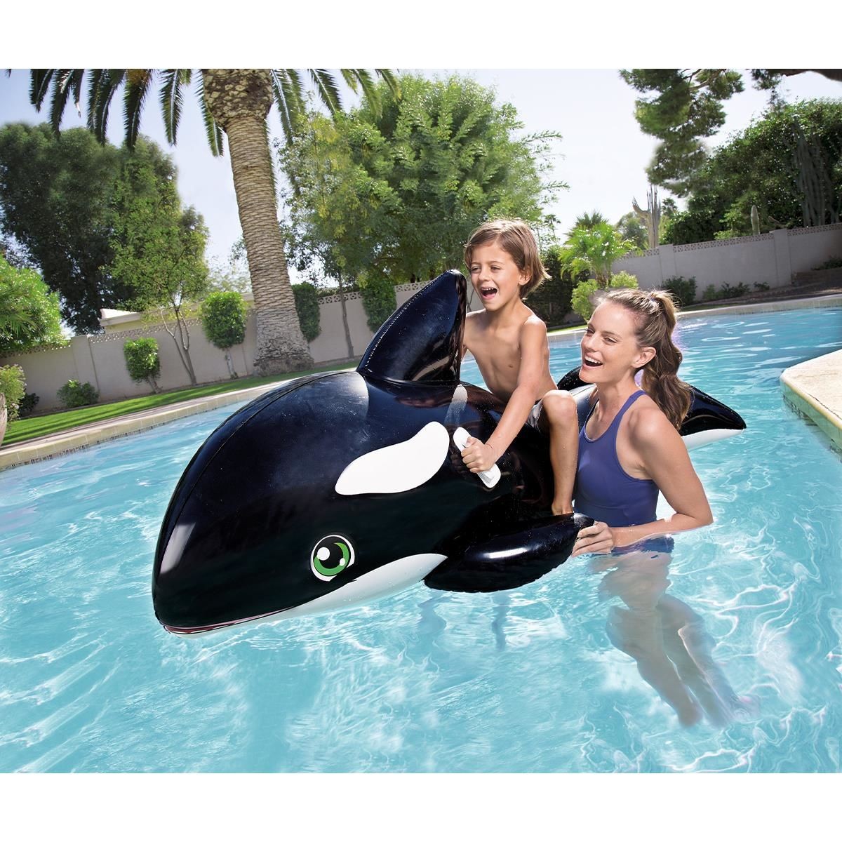 KZL-BW41009 RIDING WHALE BLACK 203X102CM BOX 8