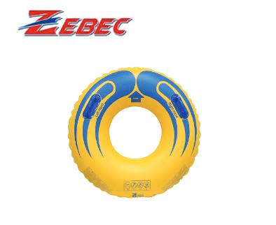 Zebec Single Person Aqua Park Slide Boat Yellow 42