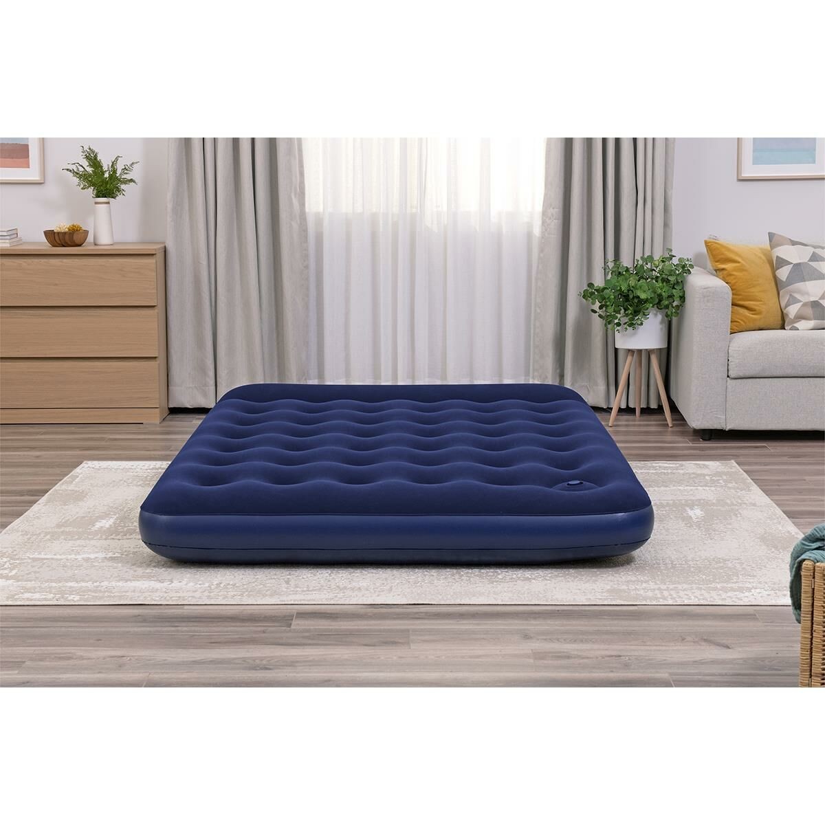 KZL-BW67226 CAMPING BED FLOK NAVY BLUE 203X152CM 3