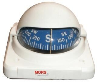 Morse Compass White Height: 5.5 Cm