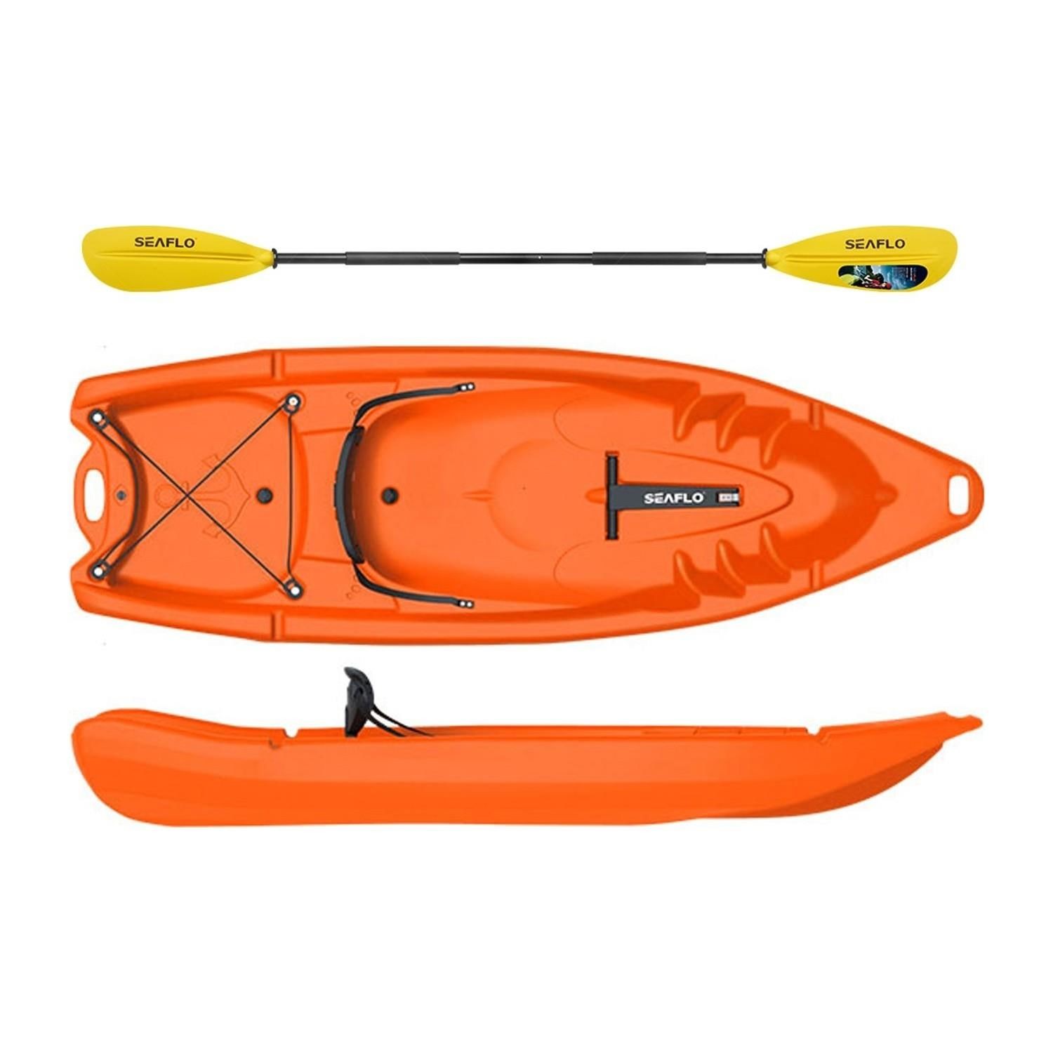 Seaflo SF-2002 Single Adult Canoe Orange