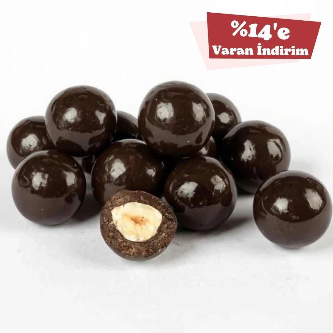 Bitter Çikolatalı Fındık Draje