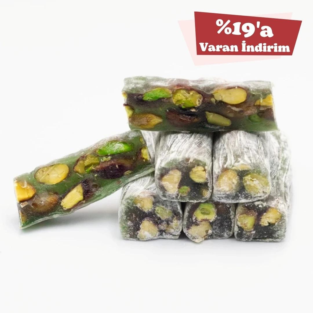 Fıstıklı Elma Aromalı Parmak Lokum