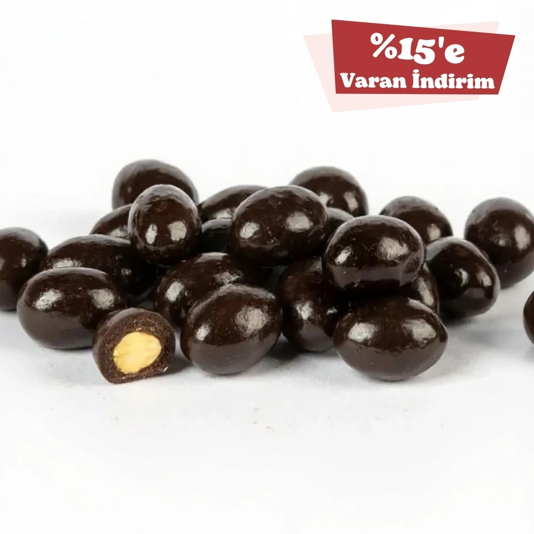 Bitter Çikolatalı Antep Fıstıklı Draje