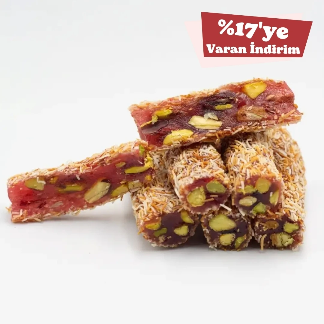 Kadayıf Kaplamalı Fıstıklı Parmak Lokum