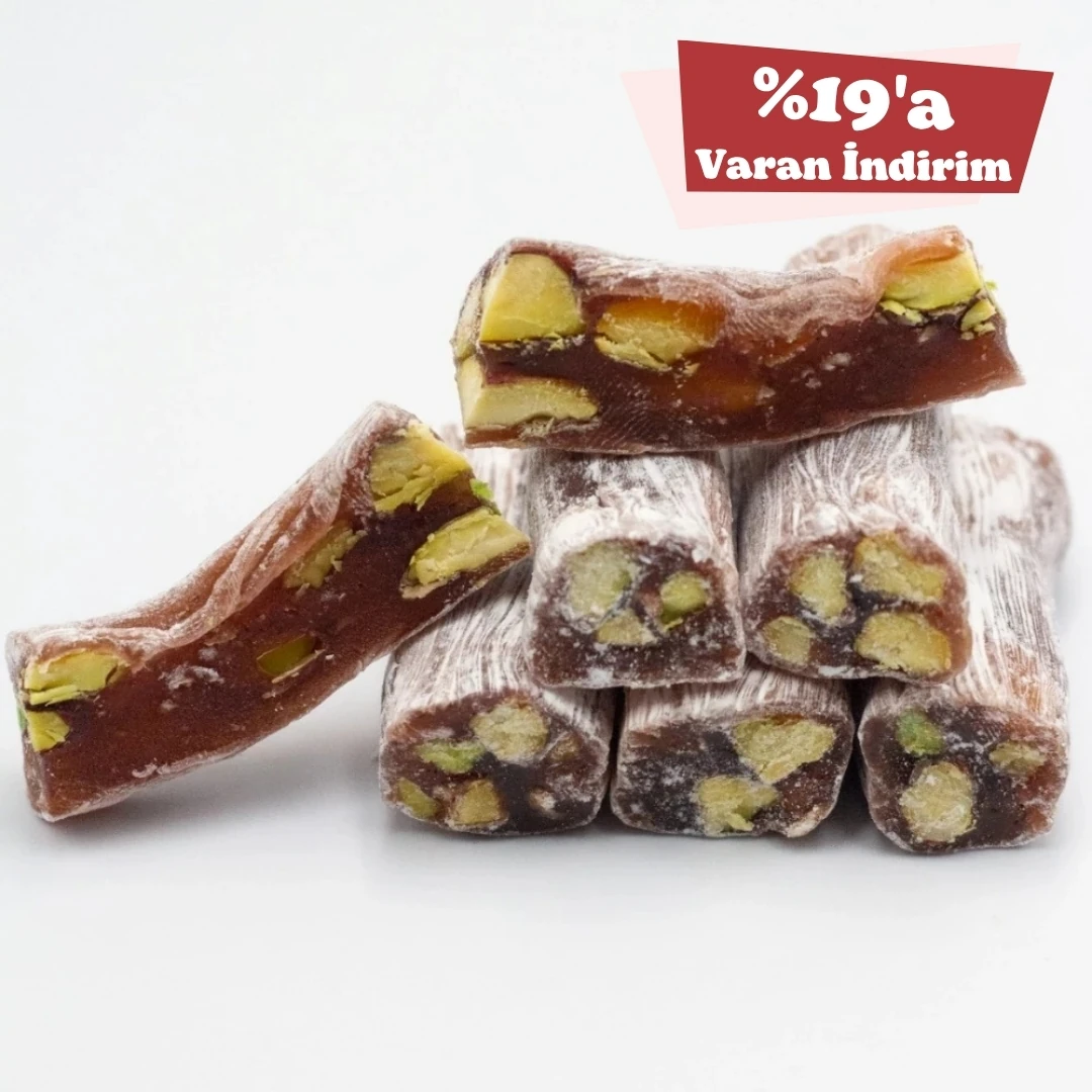 Fıstıklı Karadut Aromalı Parmak Lokum