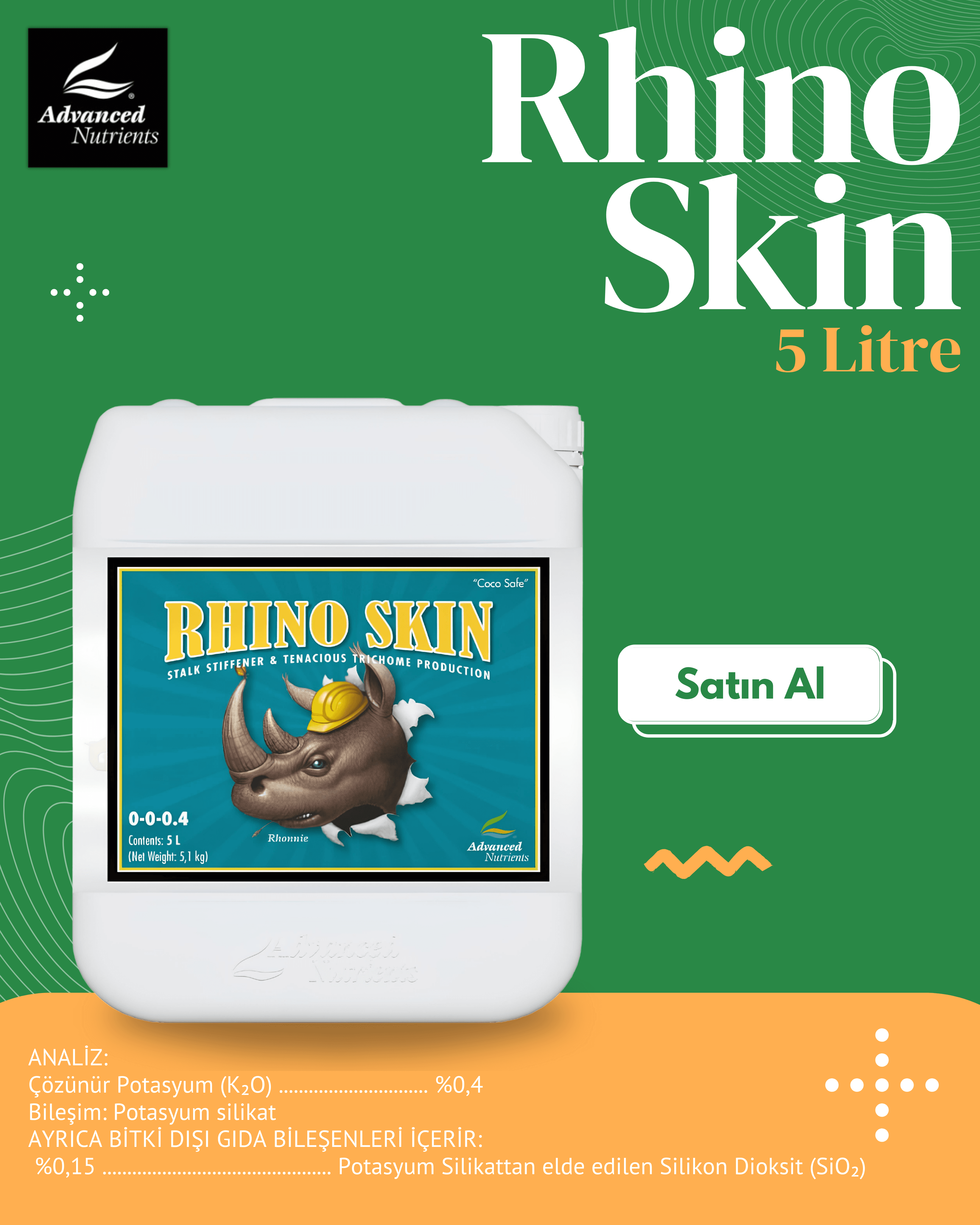 Advanced Nutrients Rhino Skin 5 Liter