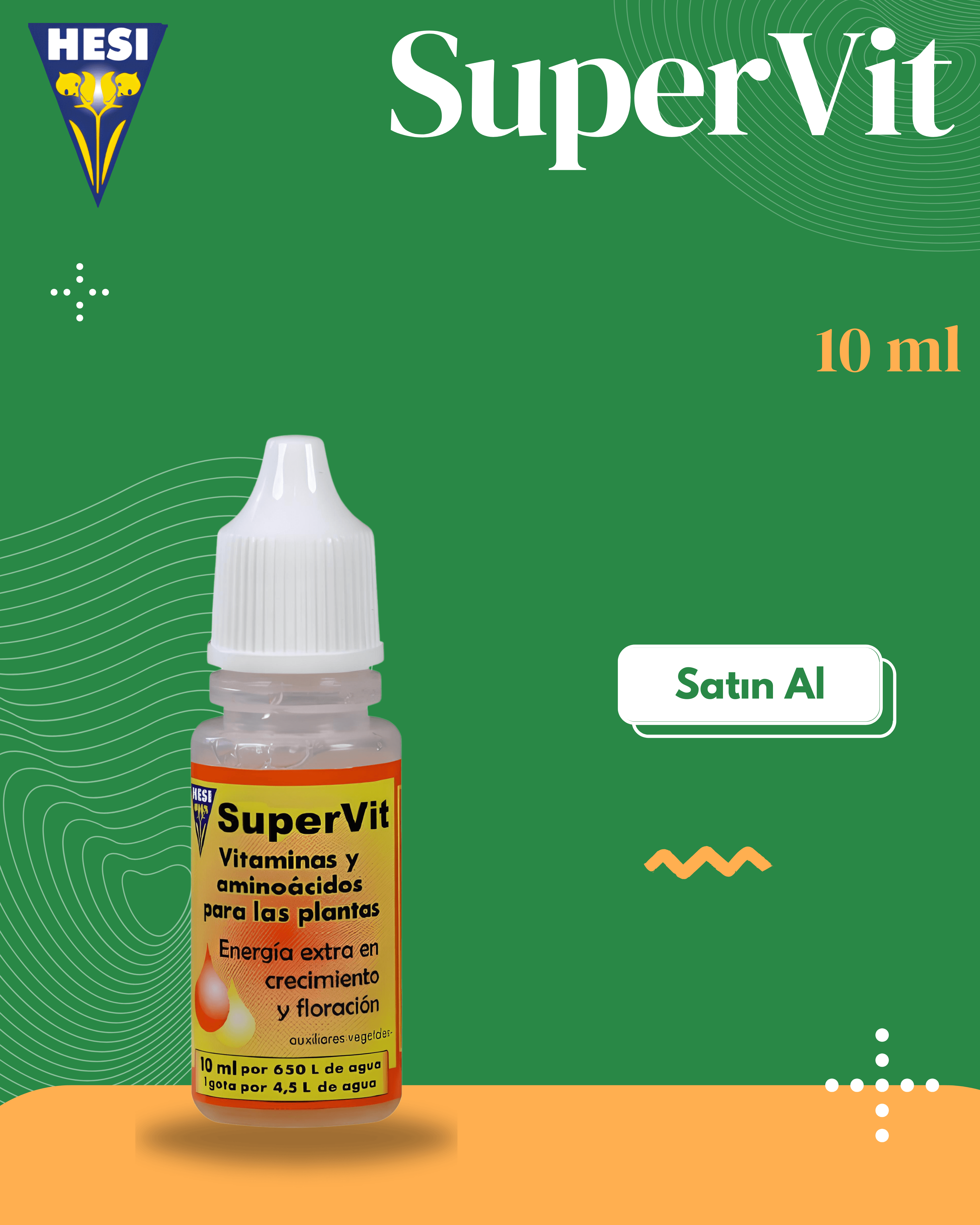 SuperVit 10 ml Büyüme ve Çiçeklenme Uyarıcısı