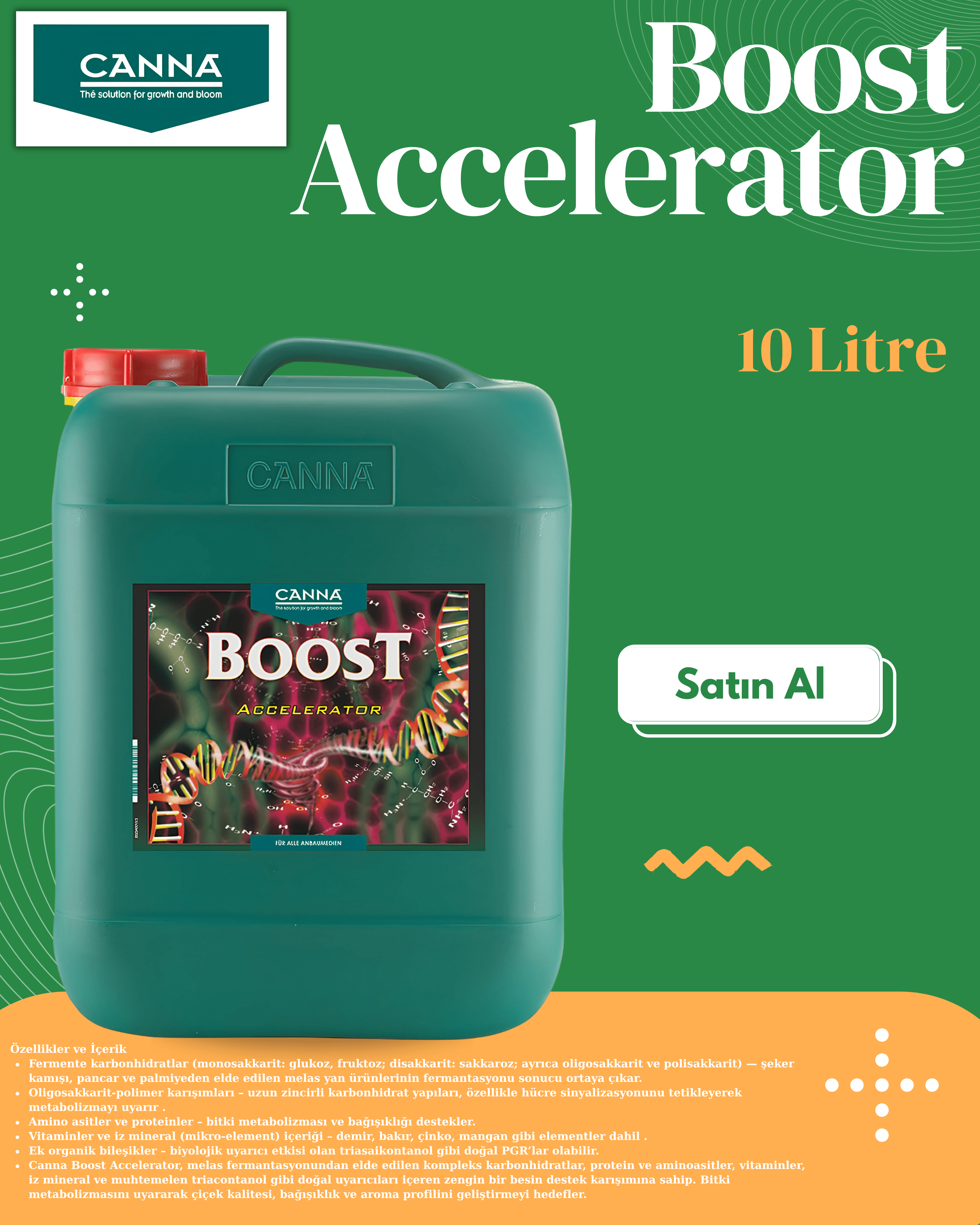 Boost Accelerator (Hızlandırıcı) 10 Litre