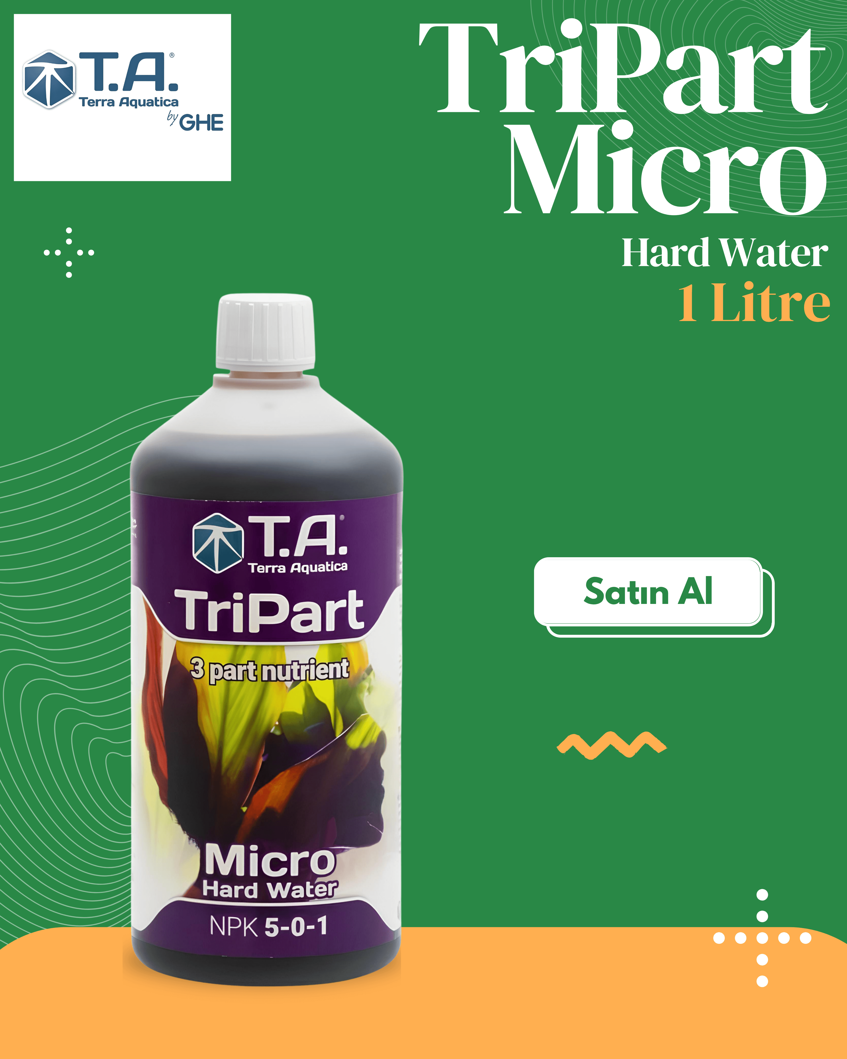 T.A (GHE) - Tripart Micro Hard Water 1 Litre
