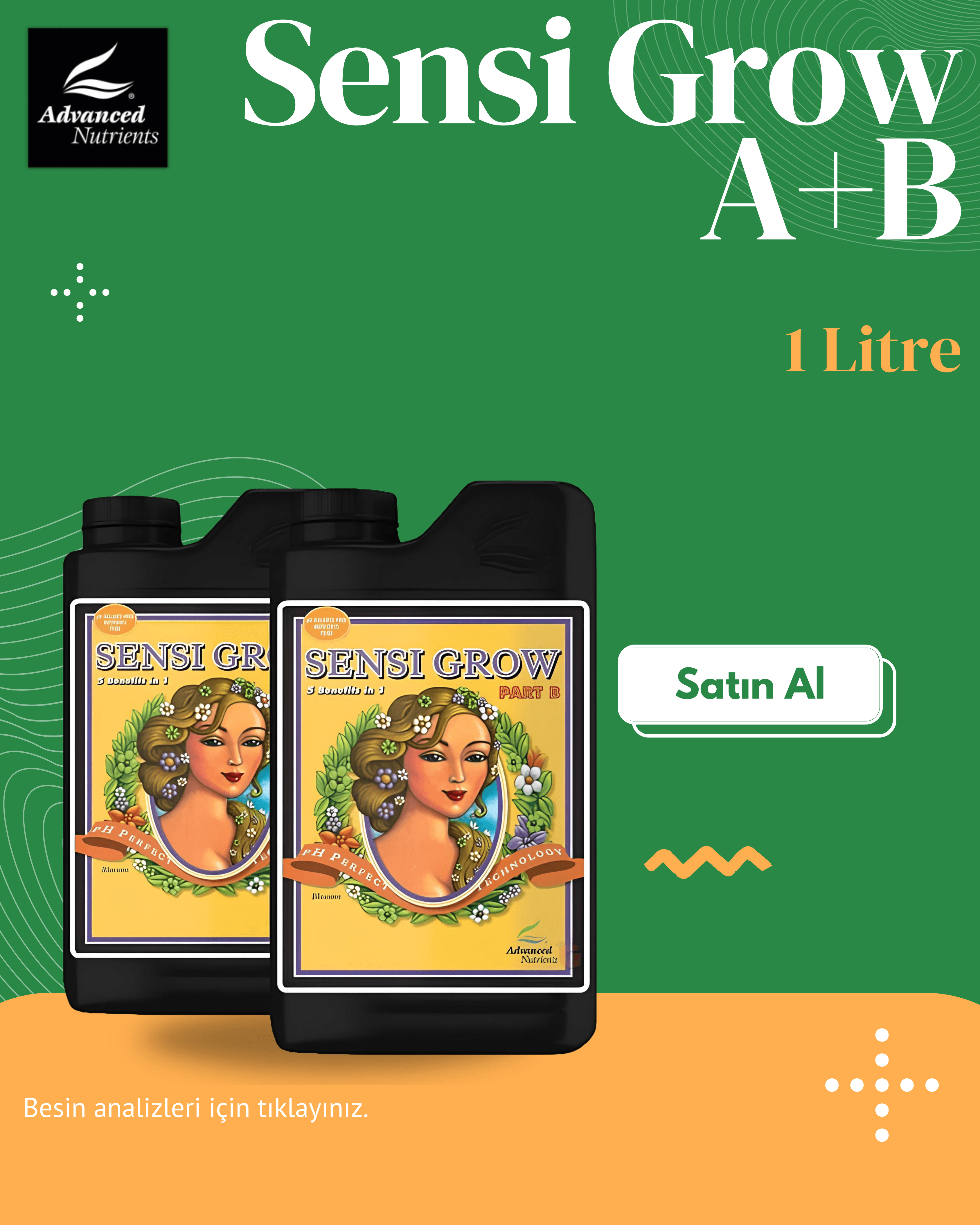 pH Perfect Sensi Grow AB 2X 1 Litre
