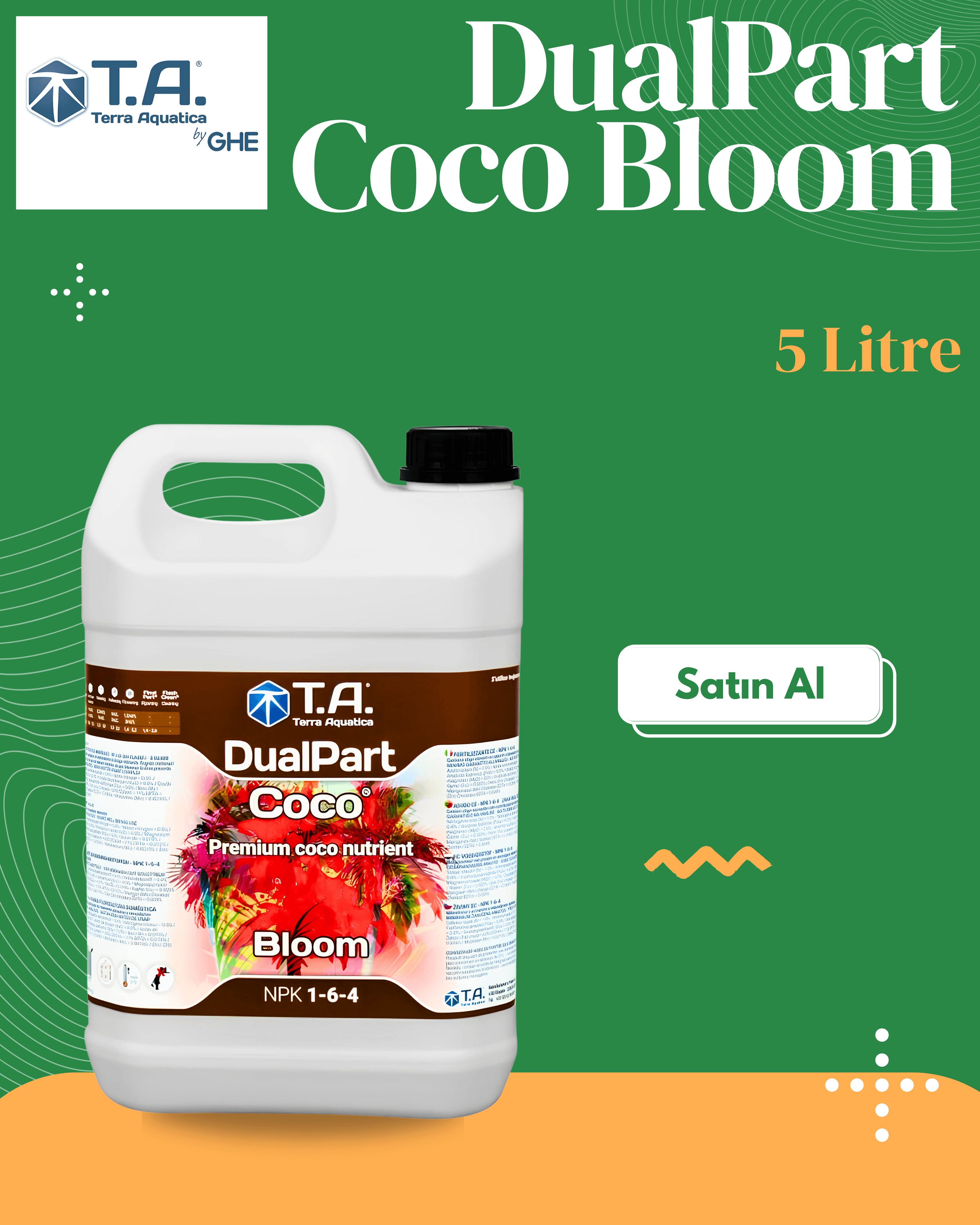 T.A (GHE) - DualPart Coco Bloom  5 Litre