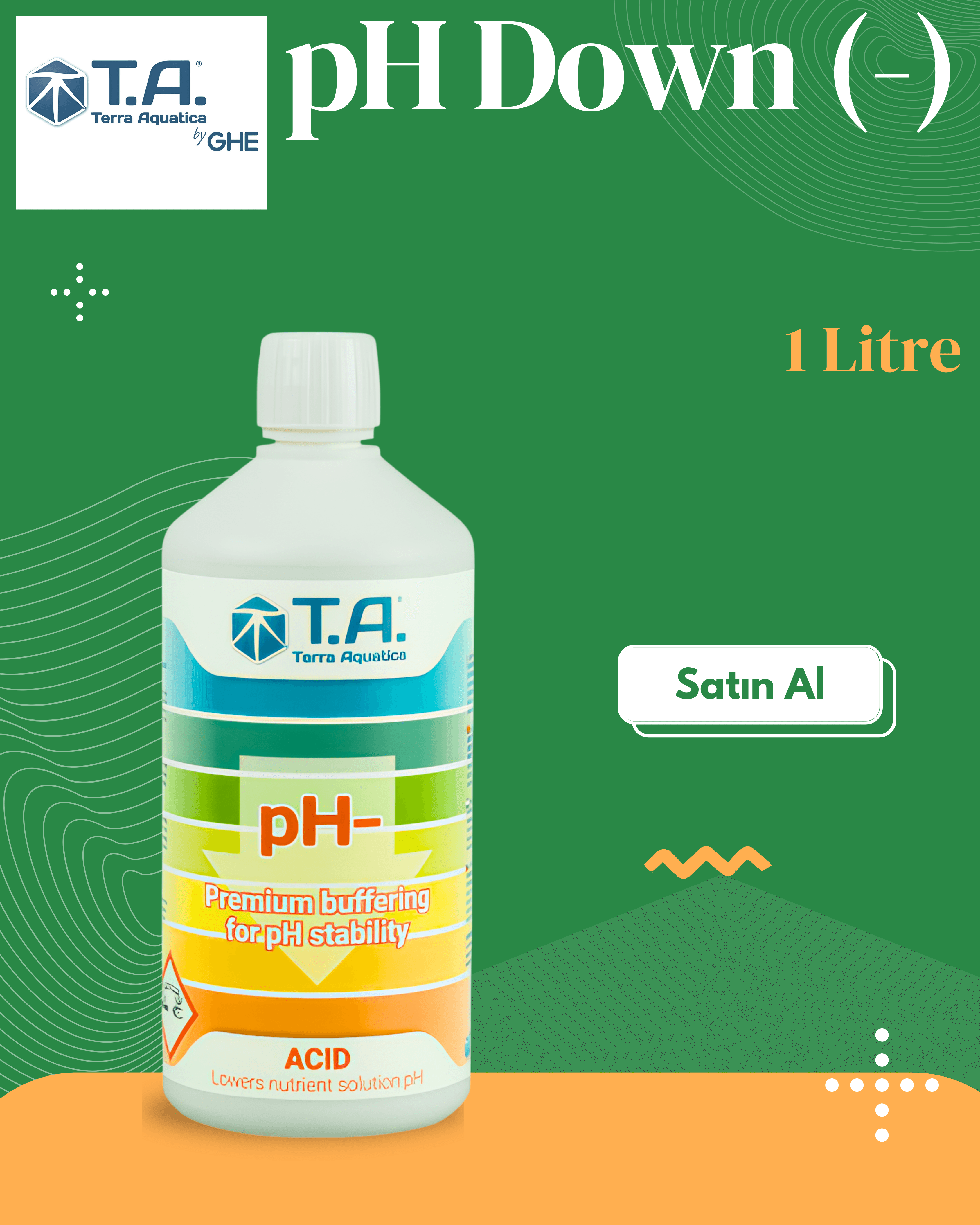 T.A (GHE) -  pH Down (-) 1 Litre