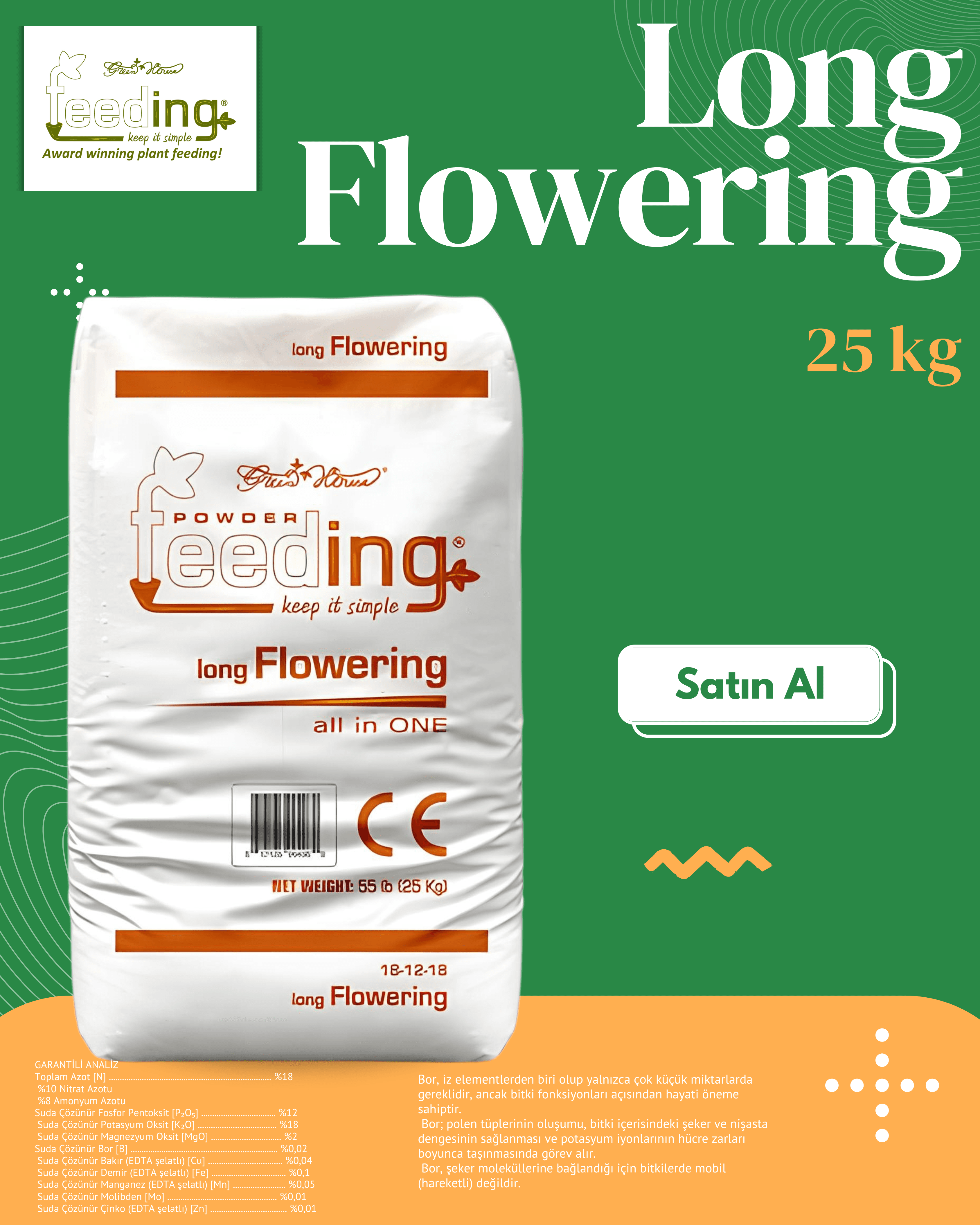 Long Flowering 25 kg