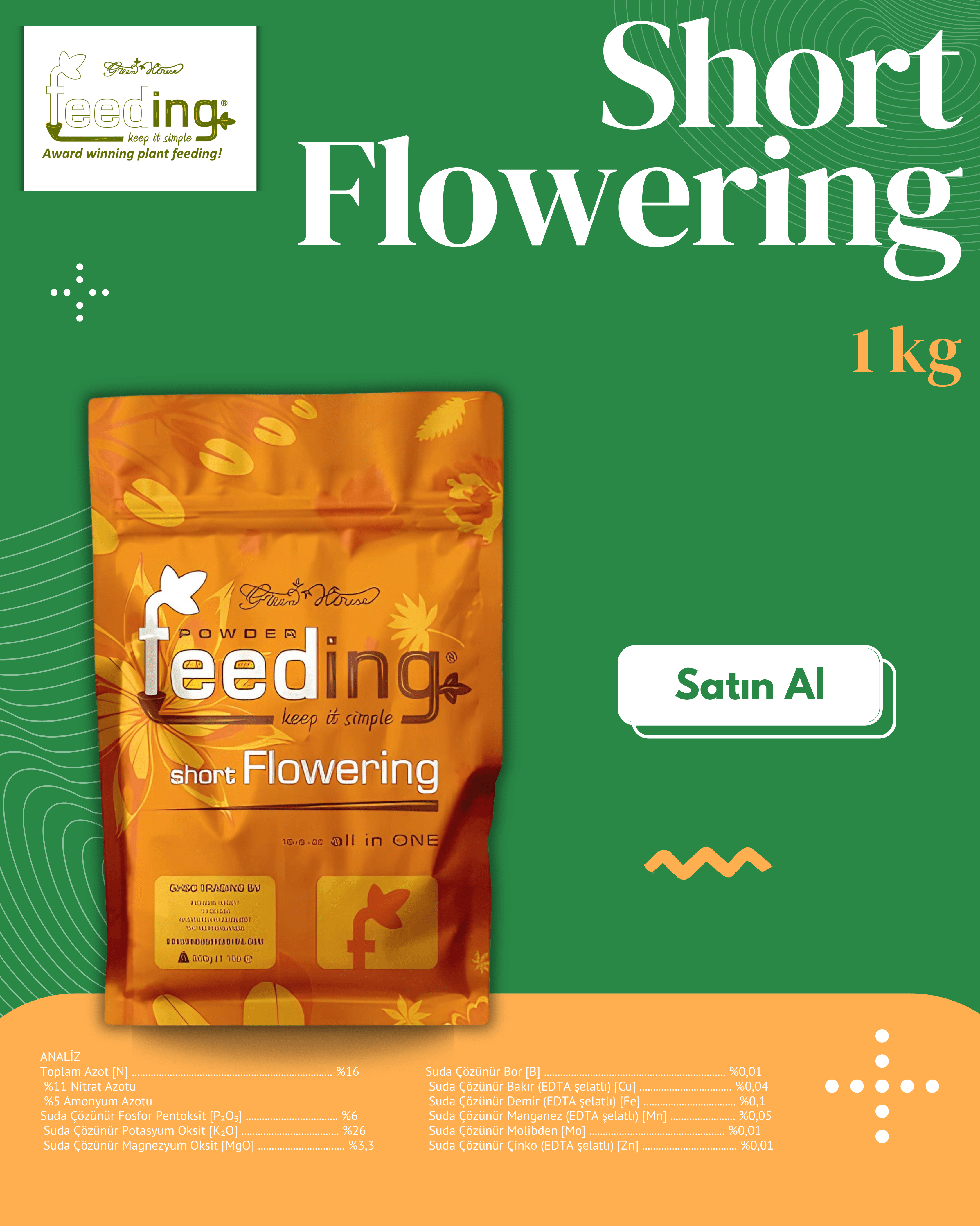 Short Flowering 1 kg