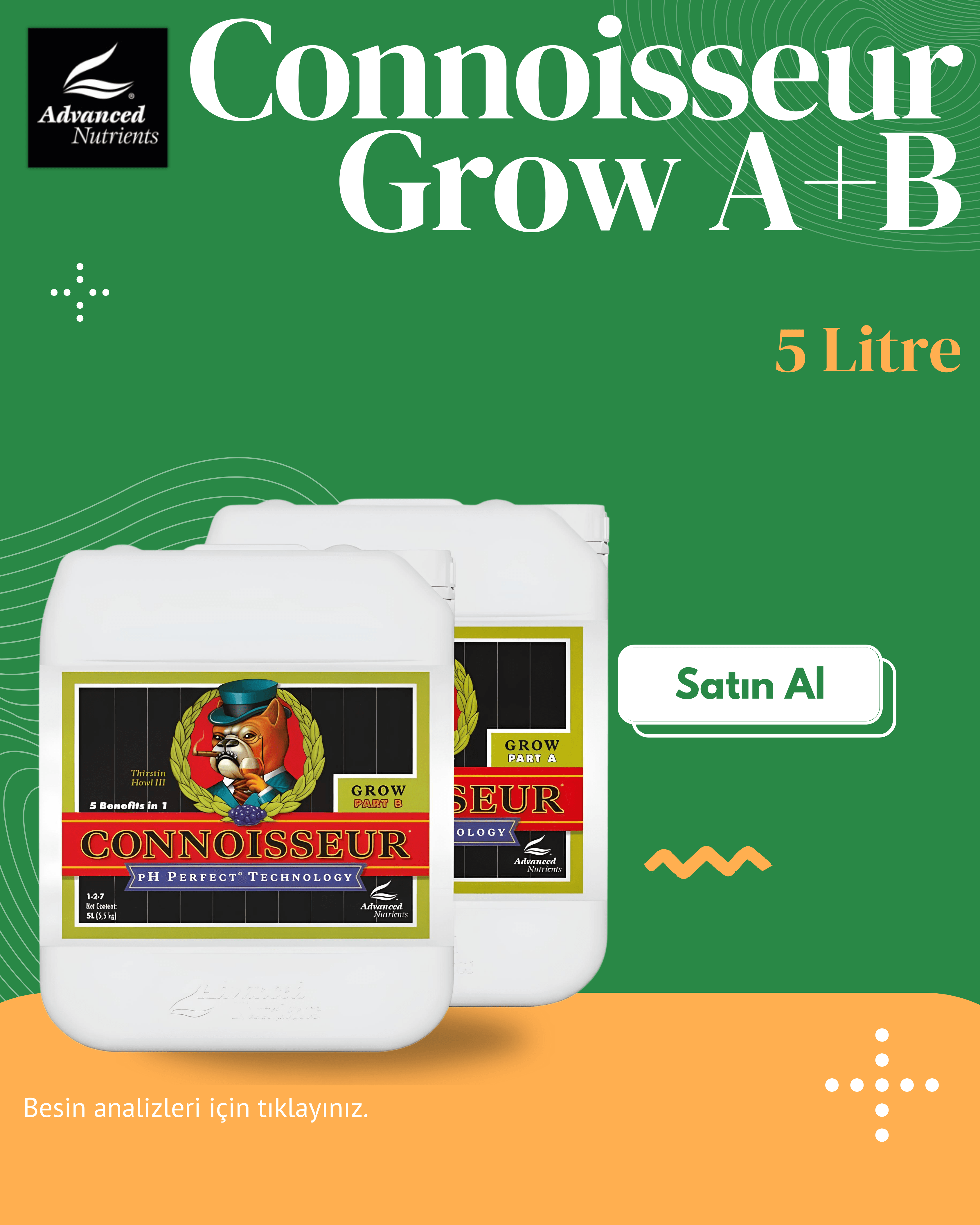 pH Perfect Connoisseur Grow AB 2X 5 Litre